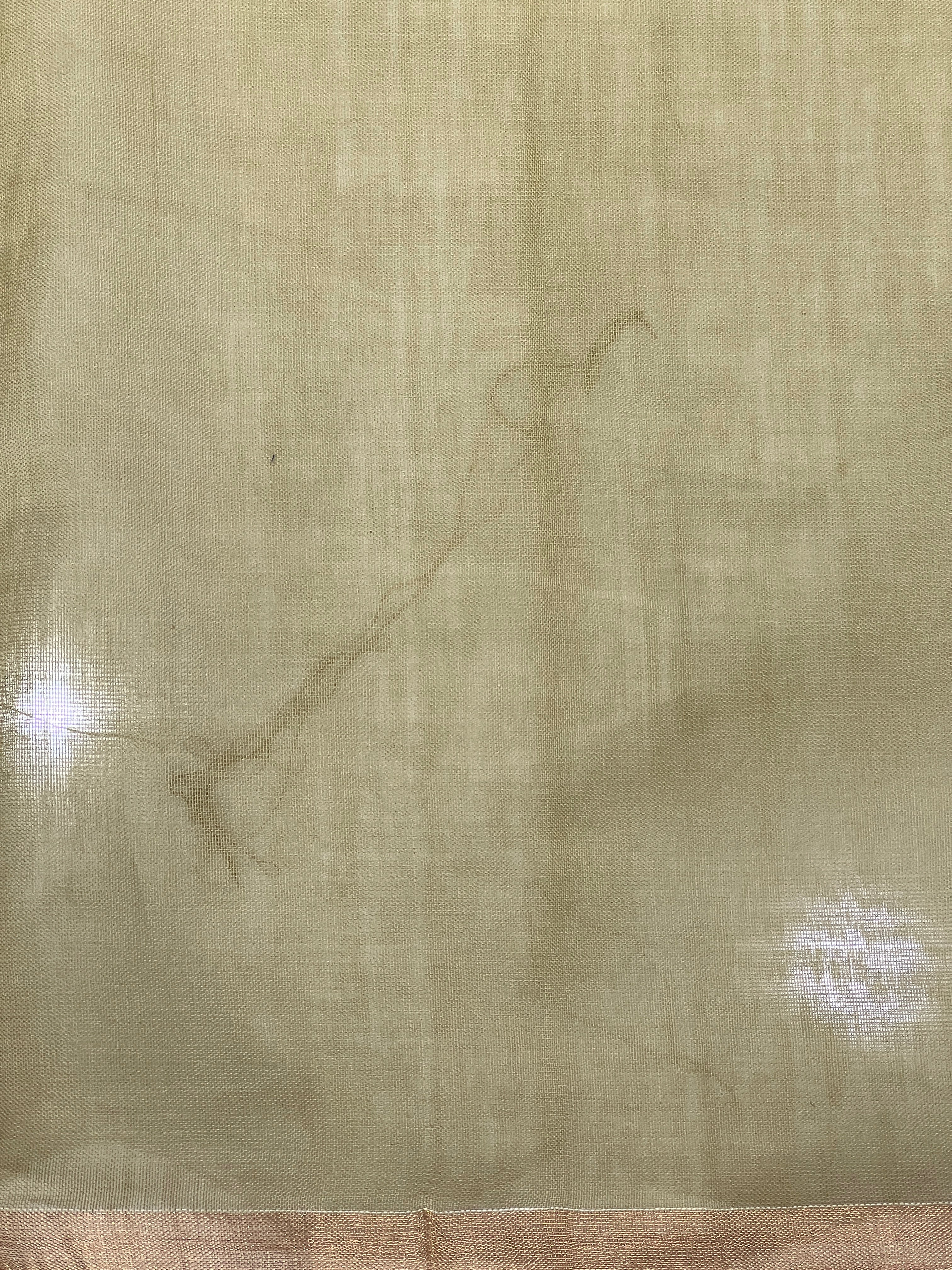 Zari Weaved Soft Cotton Saree | PF1152