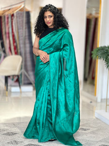 Mukesh Work Design Pure Silk Saree | SBS369