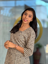 Hand Block Printed Cotton Kurta | DNT329