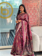 Kalamkari Digital Printed Semi Silk Sarees | JCL645