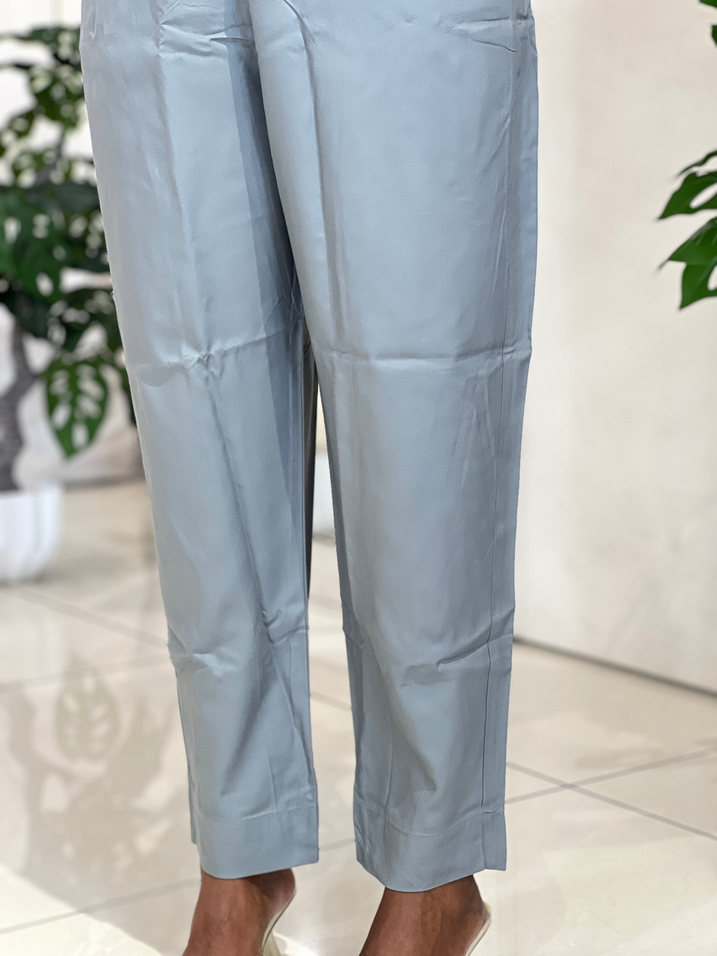 Solid Straight Fit Cotton Bottom |VSI186