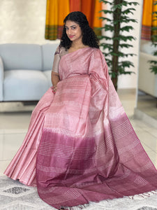 Kesiya Weaving Bhagalpuri Linen Saree | DLS238