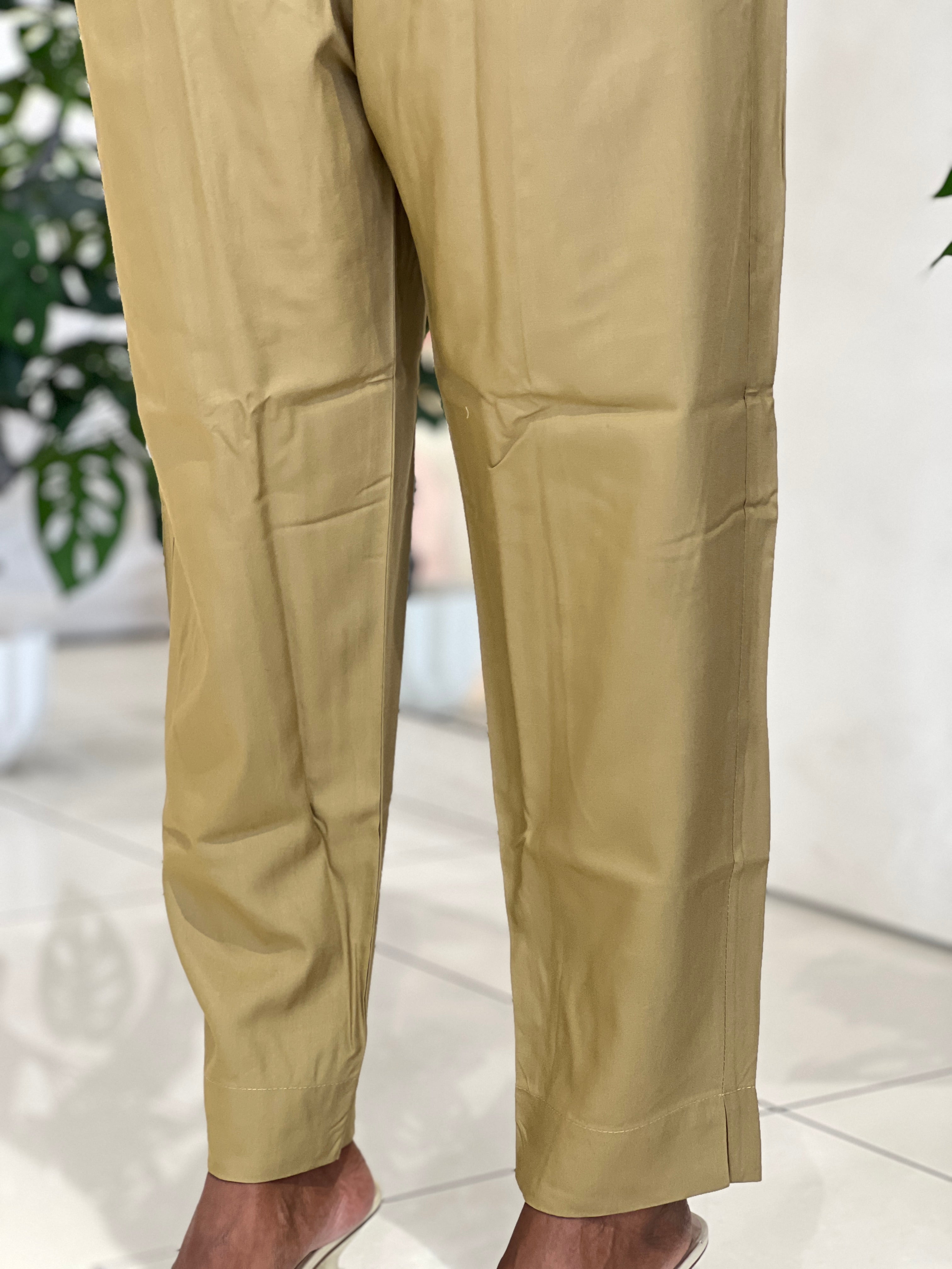 Solid Straight Fit Cotton Bottom | VSI187