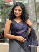 Block Printed Design Pure Powerloom Saree | ACT1154