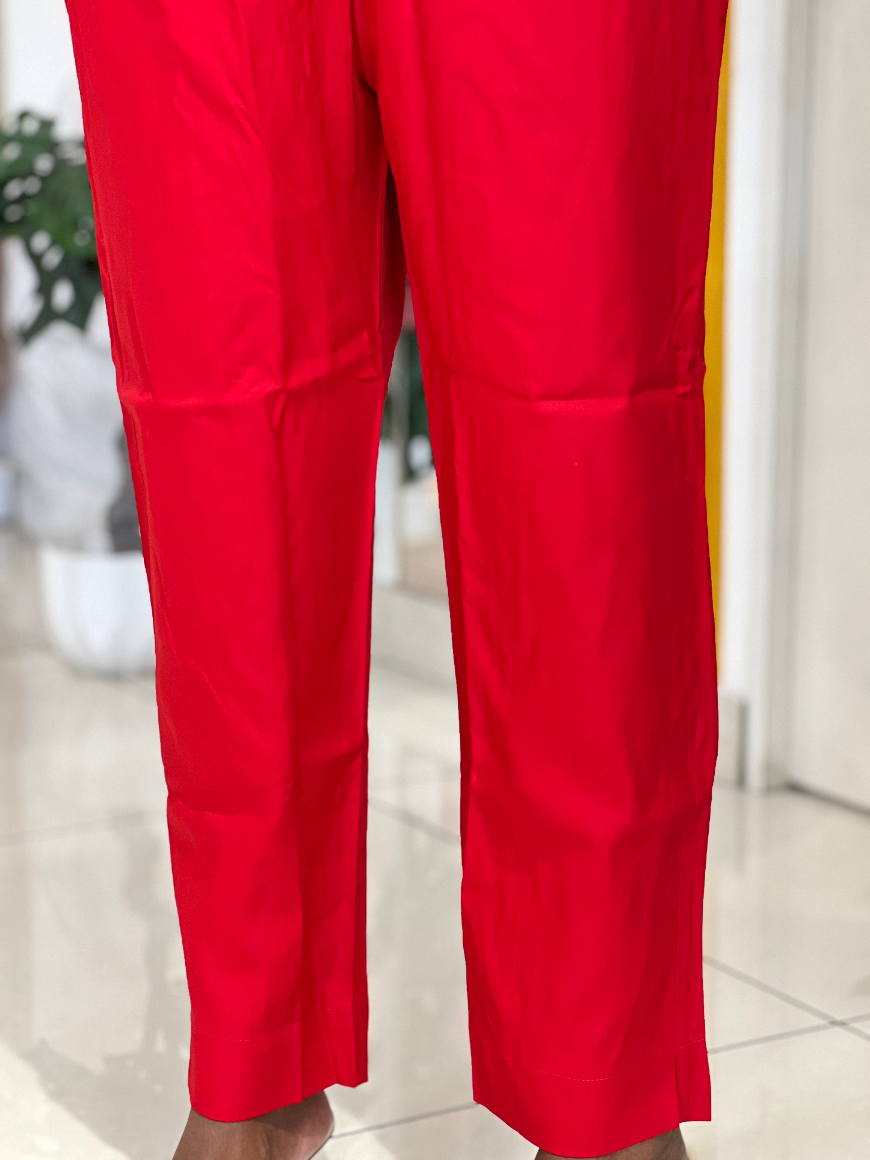 Solid Straight Fit Cotton Bottom |VSI185