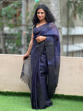 Block Printed Design Pure Powerloom Saree | ACT1154