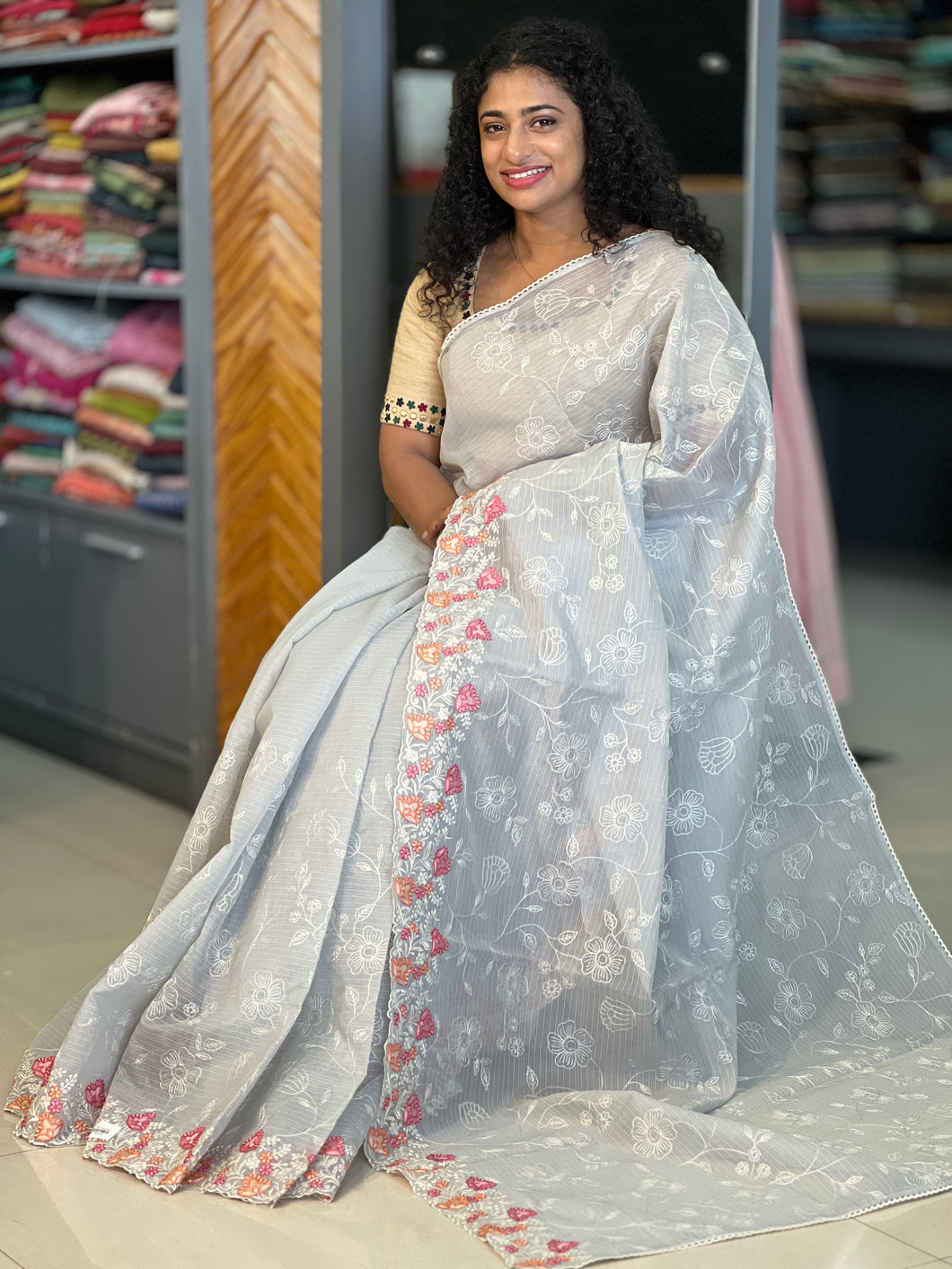 Banarasi Supernet Kota Saree | SHC107