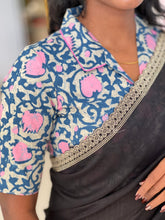 Batik Inspired Printed Cotton Stitched Blouse | IT171