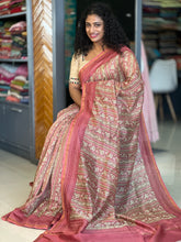 Printed Silk Chanderi Saree | RGD189