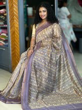 Printed Silk Chanderi Saree | RGD189