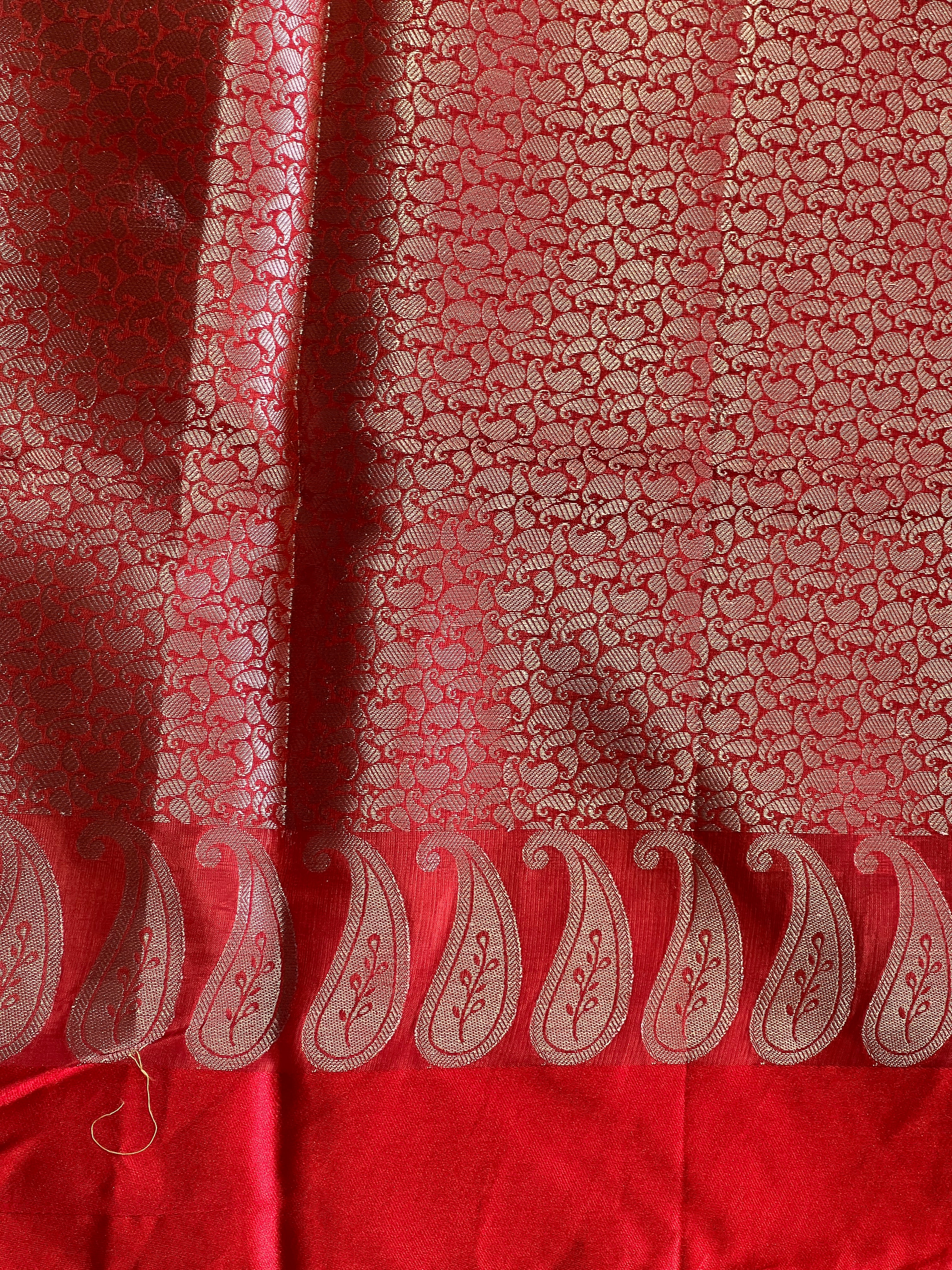Banarasi Weaved Chanderi Finish Saree | NN236
