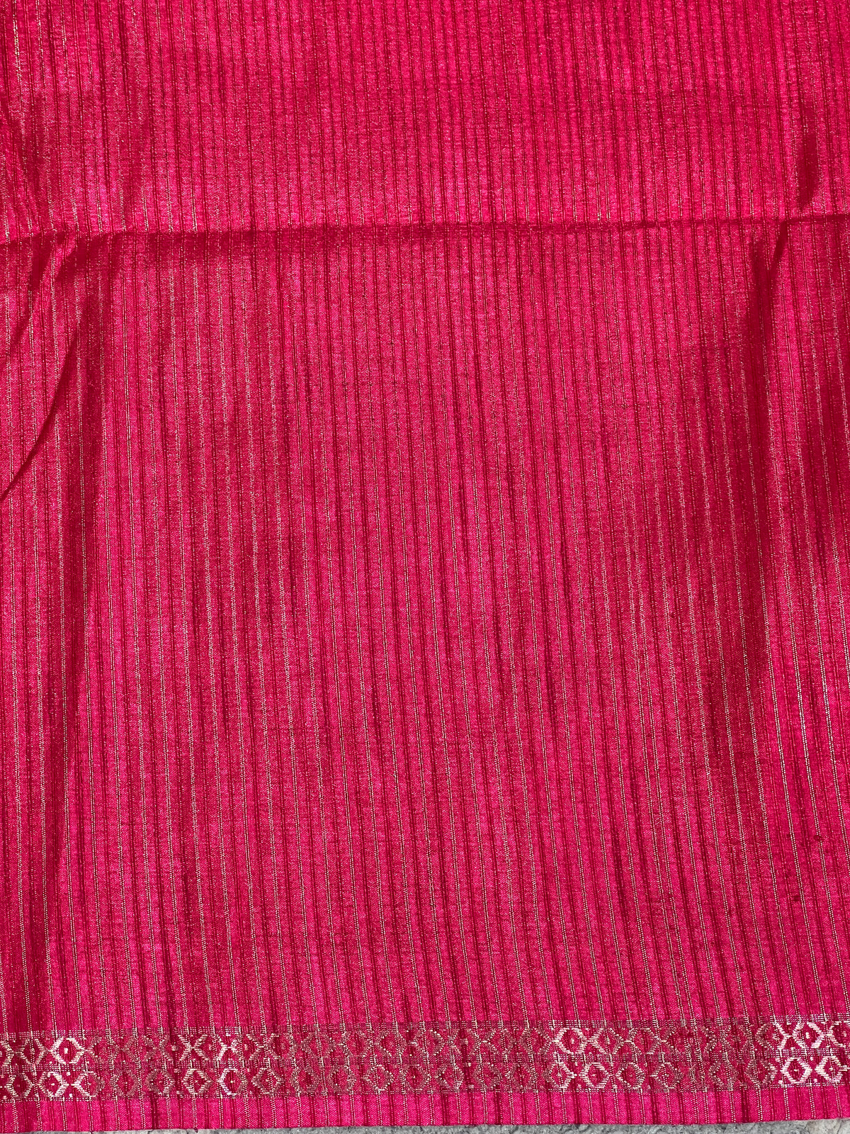 Thin Zari Border Pattern Semi Tussar Saree | ASH104