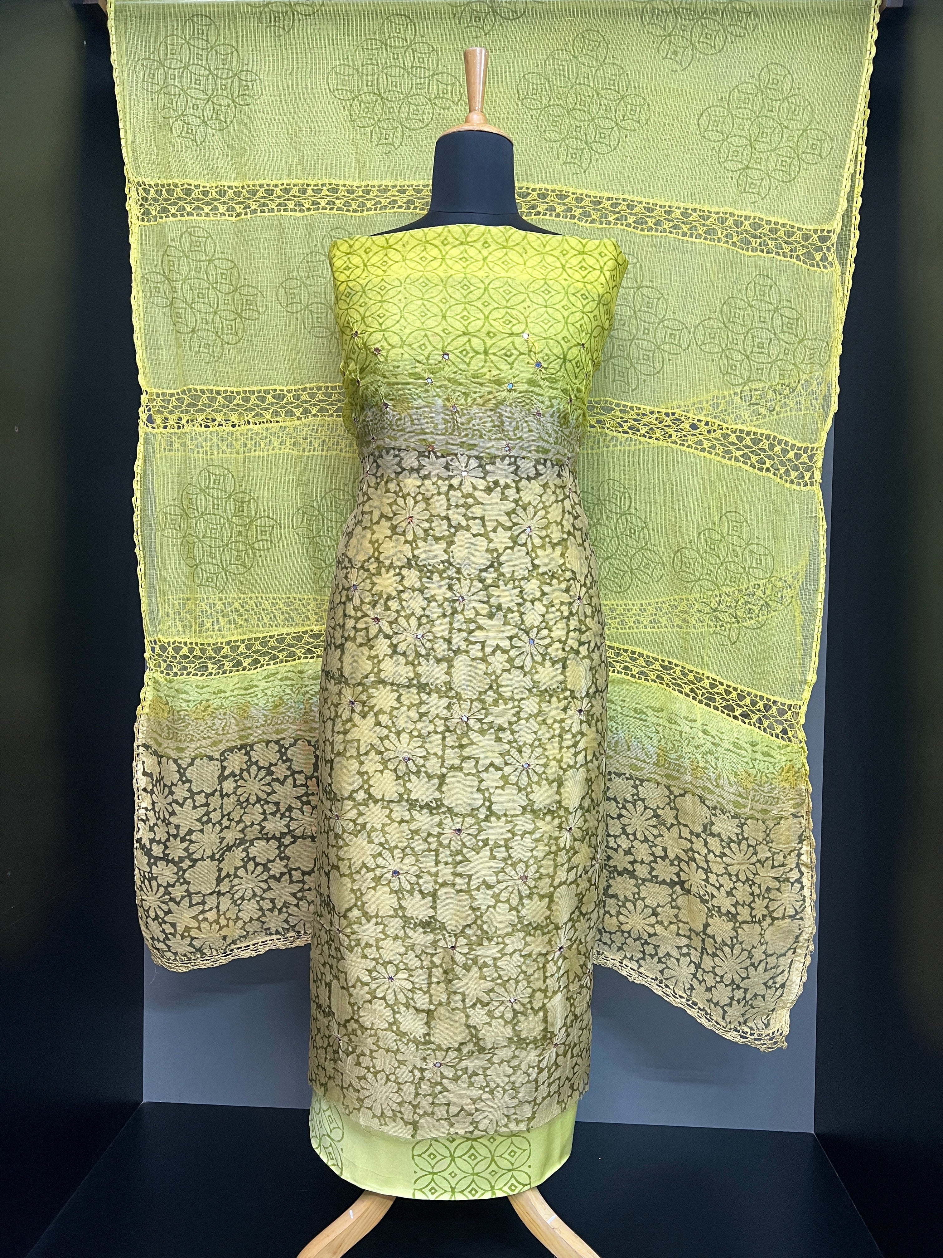 Nalgonda Mirror Detailed Kota Salwar Set | SF1217