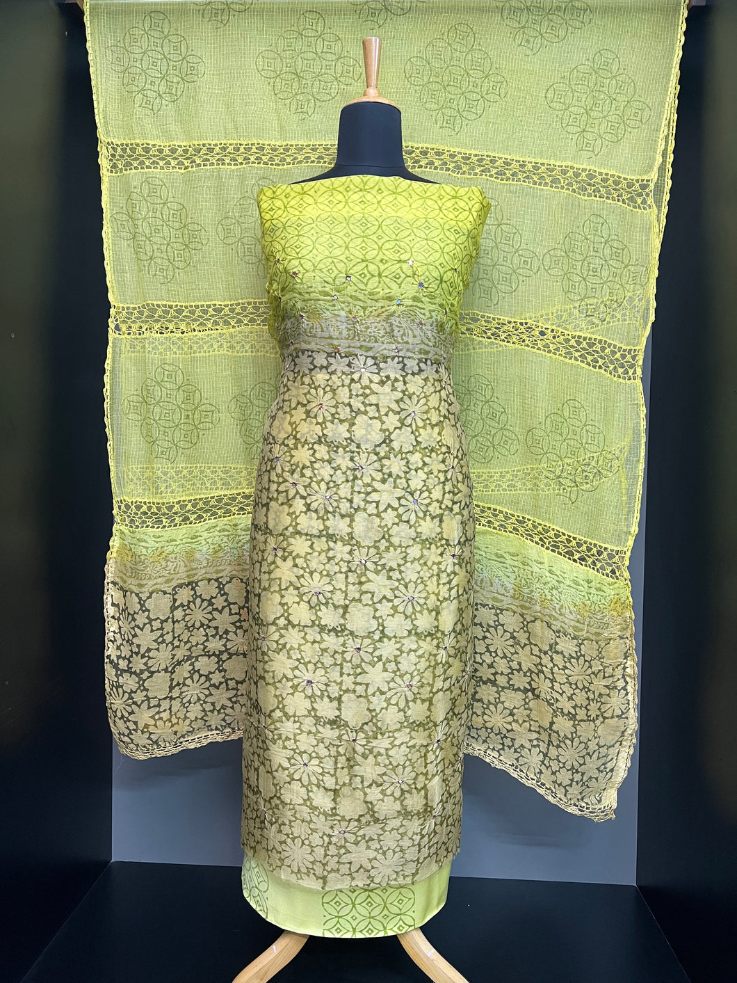 Nalgonda Mirror Detailed Kota Salwar Set | SF1217