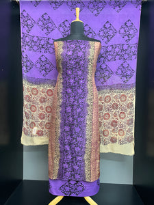 Print With Nalgonda Mirror Detailed Supernet Kota Salwar Set | SF1234