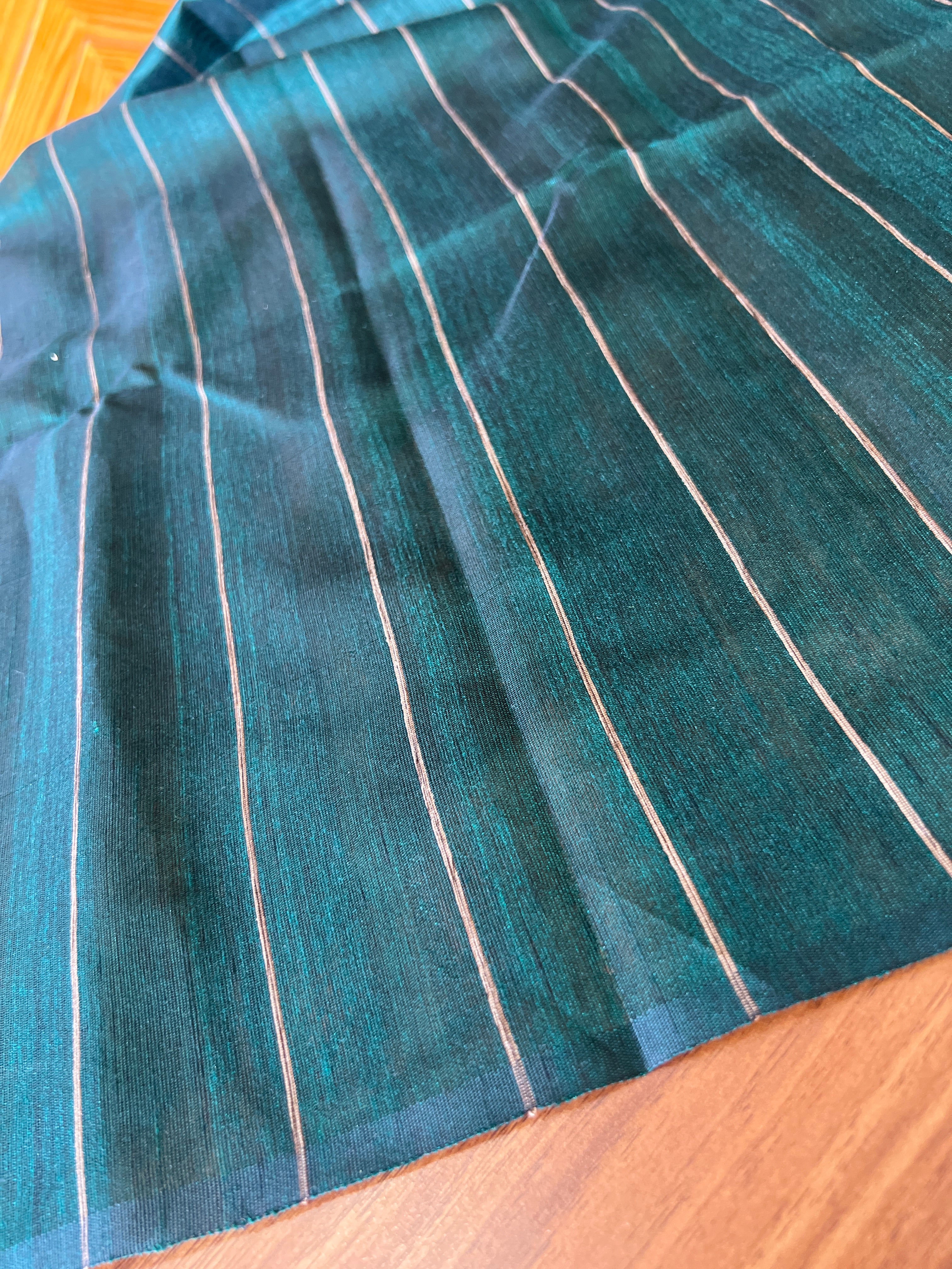 Jamdani Weaving Geecha Tussar Finish Saree | YNG349