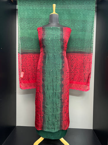 Screen Printed Organza Salwar Set | SF1256