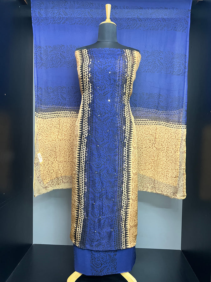 Screen Printed Organza Salwar Set | SF1250