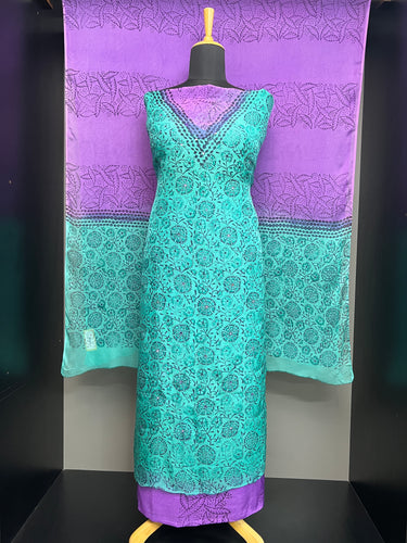 Screen Printed Organza Salwar Set | SF1244