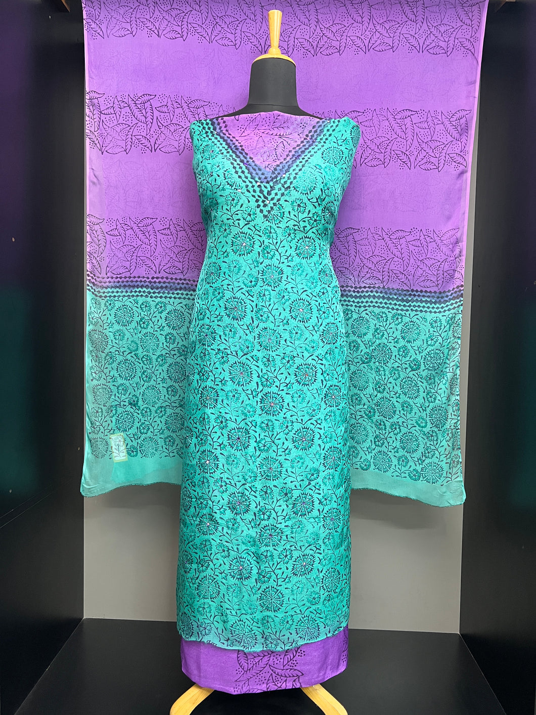 Screen Printed Organza Salwar Set | SF1244