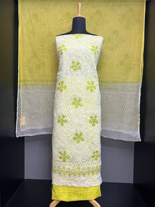 Floral and Zig Zag Printed Tepchi Kota Salwar Set | SF1205