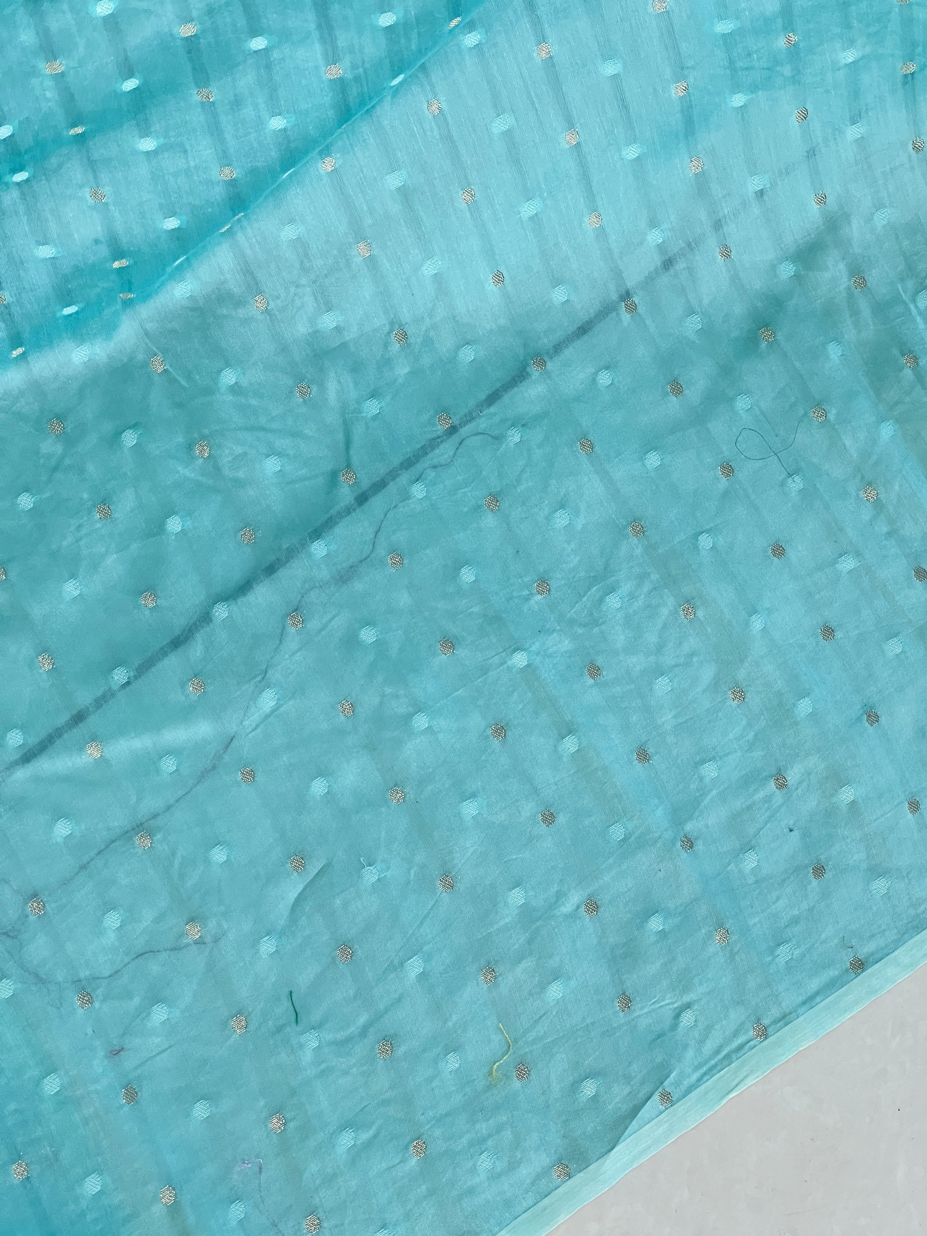 Floral Applique Work Organza Saree | MM204