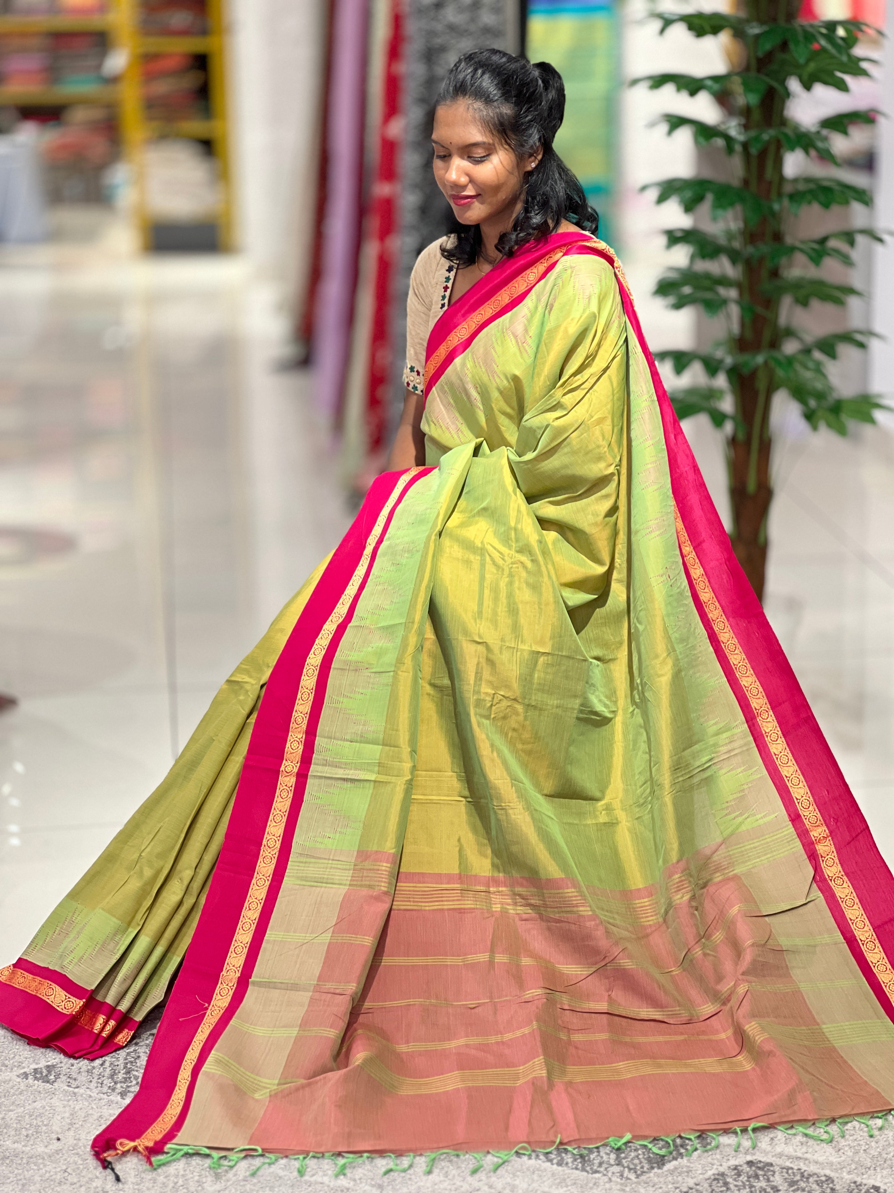 Kanchi Cotton Saree | VR189