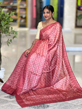 Screen Printed Tussar Saree | YNG404