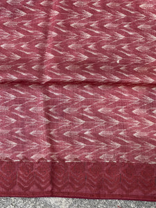 Screen Printed Tussar Saree | YNG404