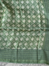 Screen Printed Tussar Saree | YNG403