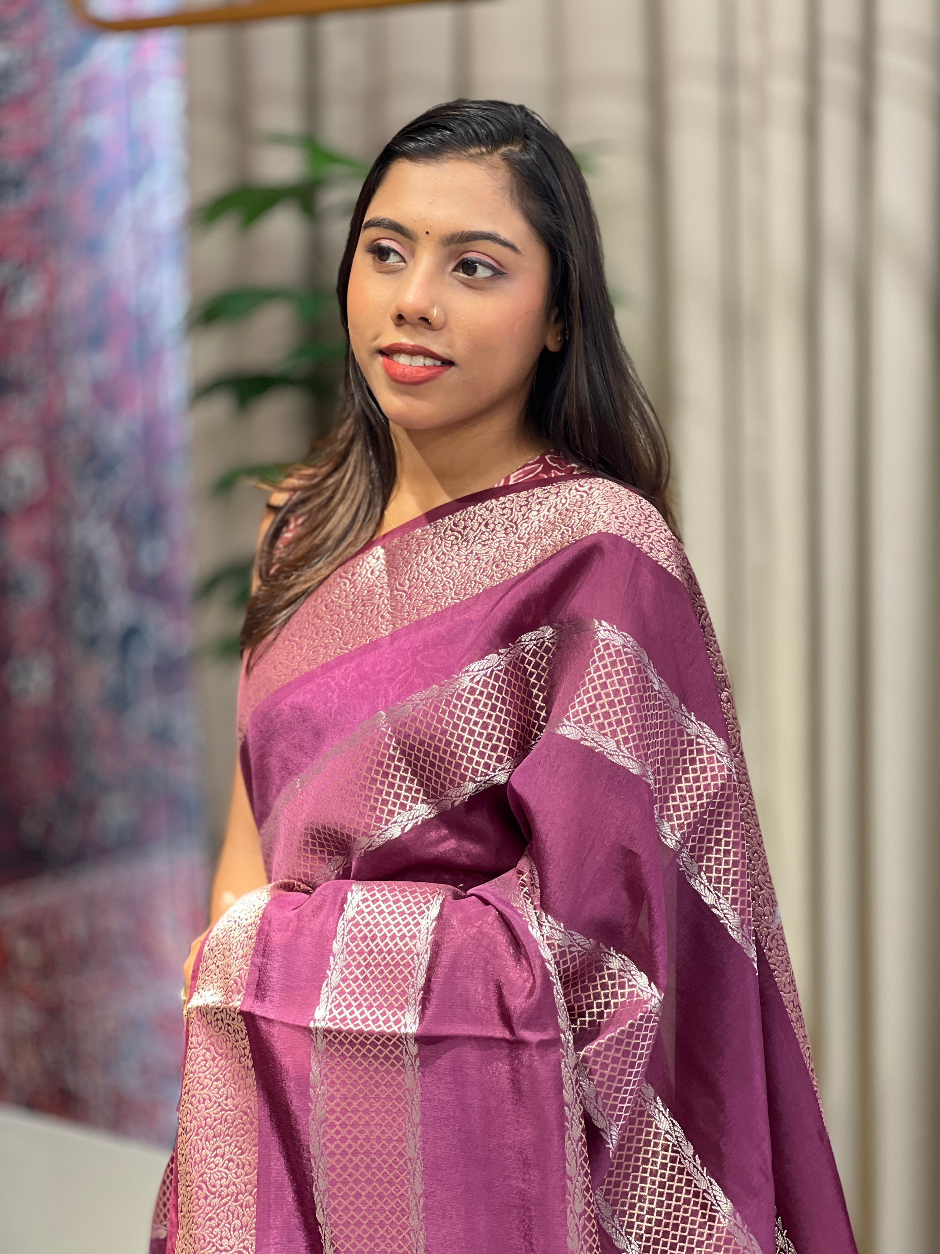 Zari Woven Banarasi Silk Saree | NN403