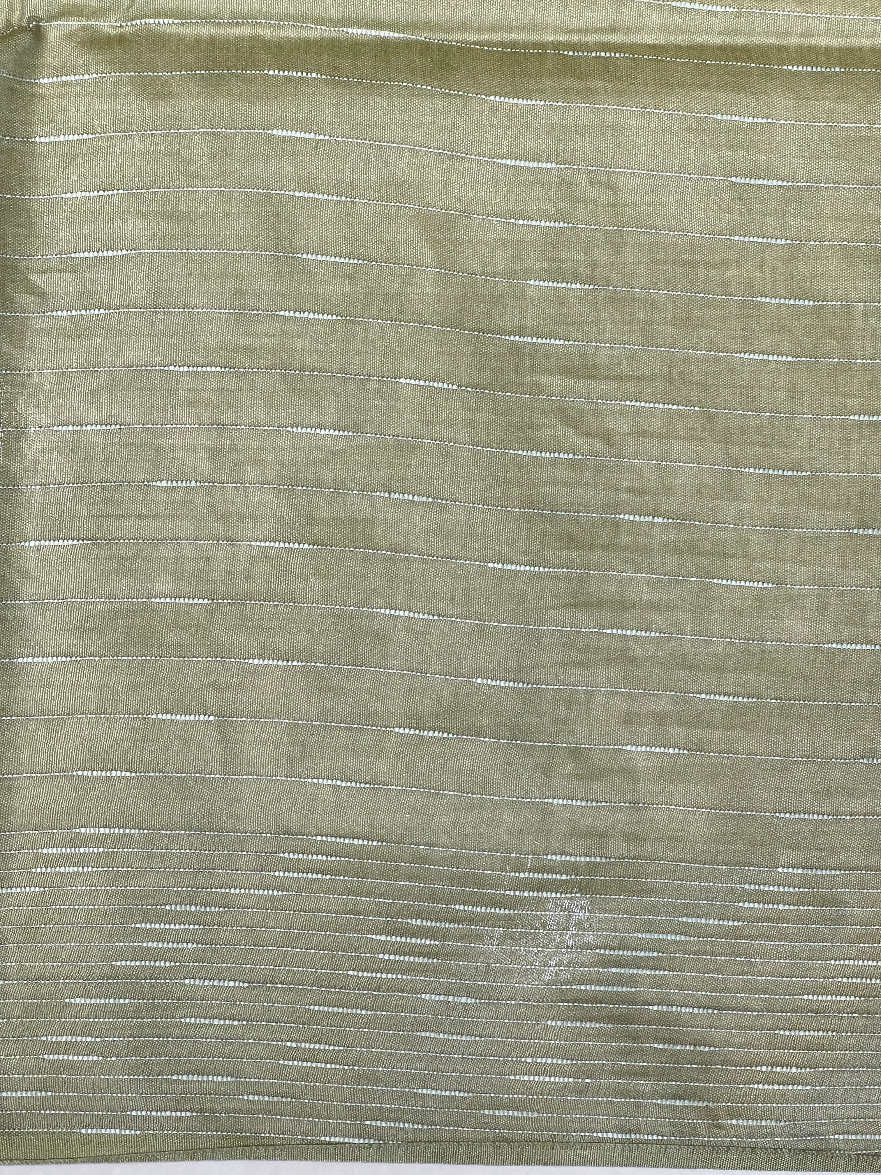 Thread Woven Stripe Patterned Semi Tussar Saree | PF1080