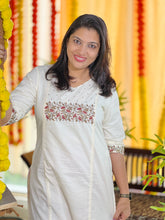 Machine Embroidered Cotton Kurta | TAL133