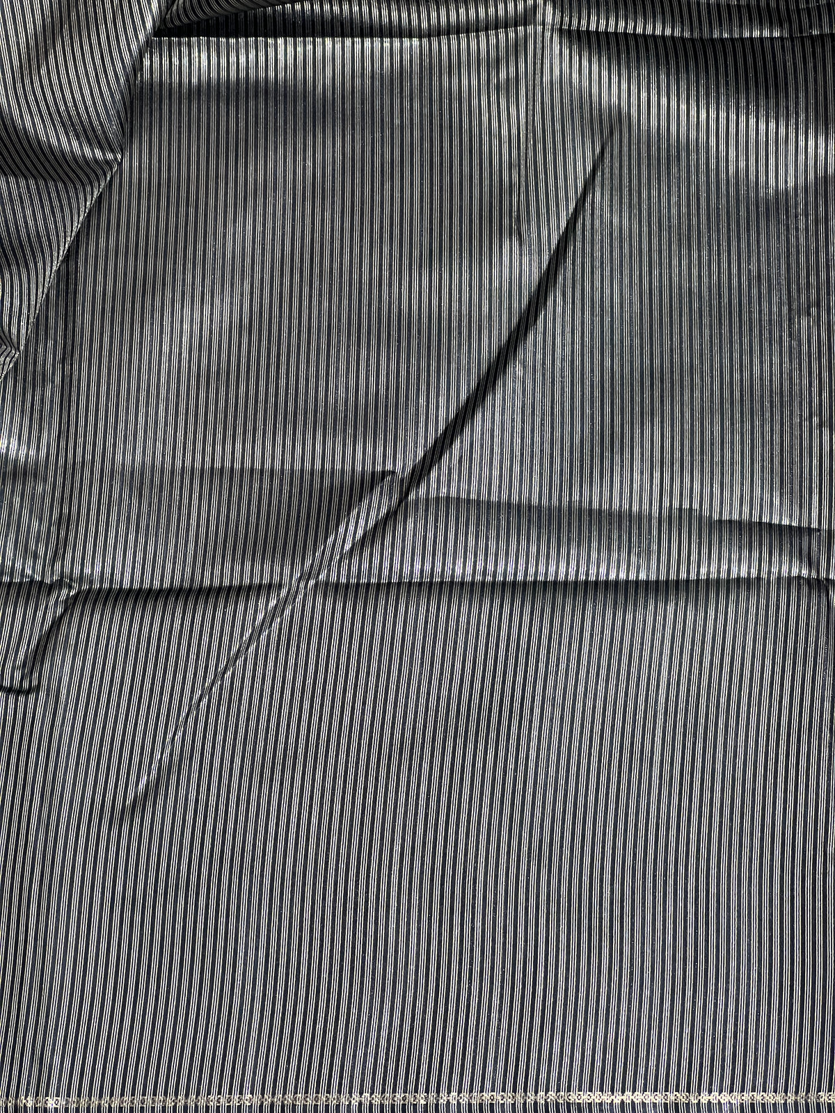 Vertical Line Pattern Semi Silk Saree  | SSN593