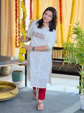 Machine Embroidered Cotton Kurta | TAL133