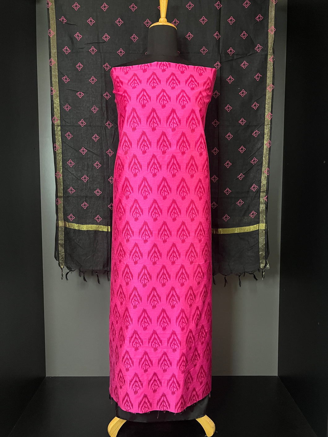 Printed Pattern Chanderi Finish Salwar Set | SS1098