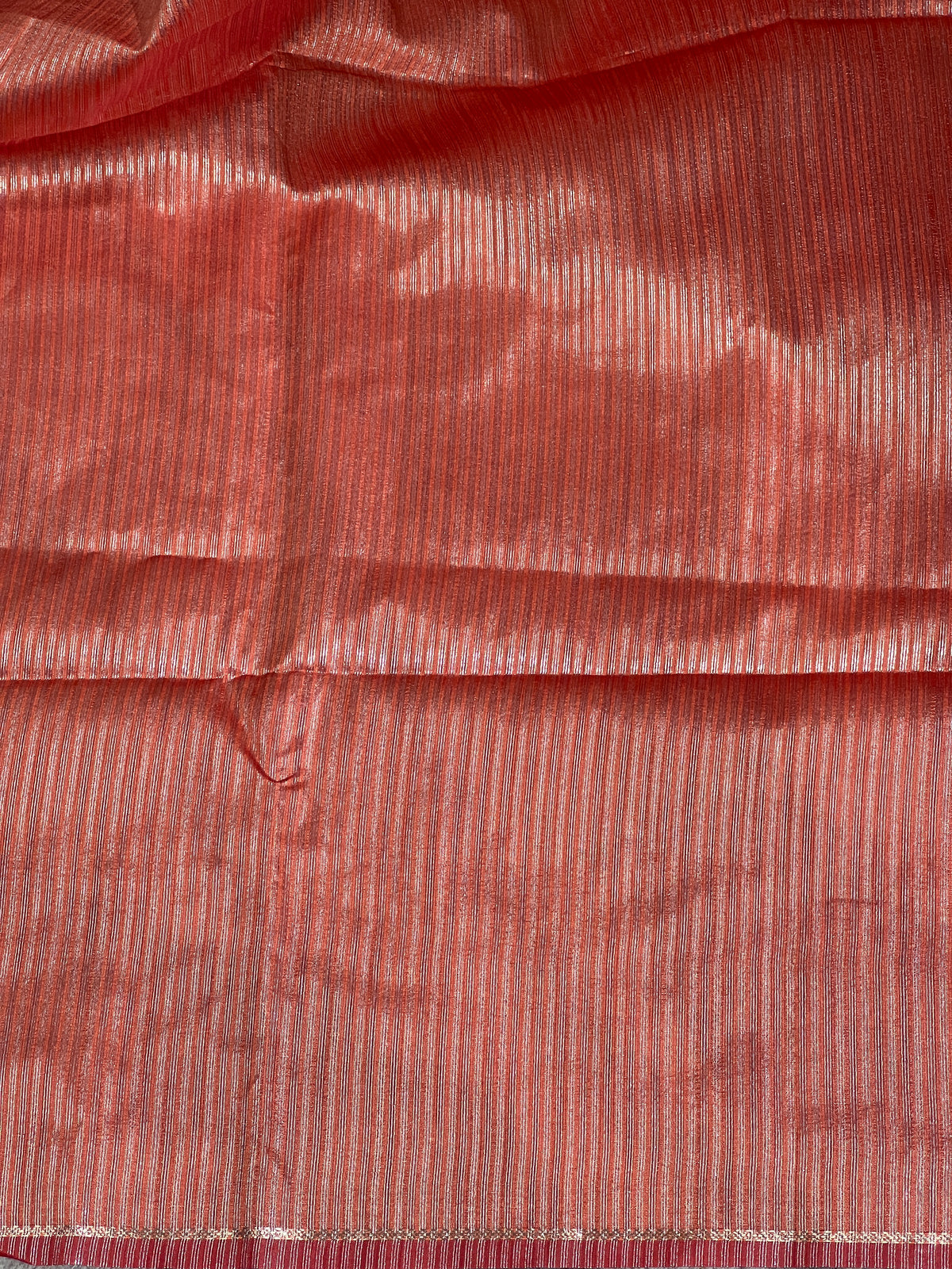Vertical Line Pattern Semi Silk Saree  | SSN594
