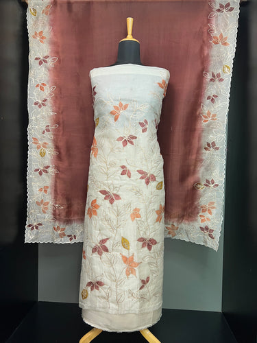 Digital Printed Pure Tussar Salwar Set | SBS1389