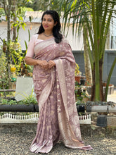 Banarasi Weaved Tussar Georgette Saree | YNG106