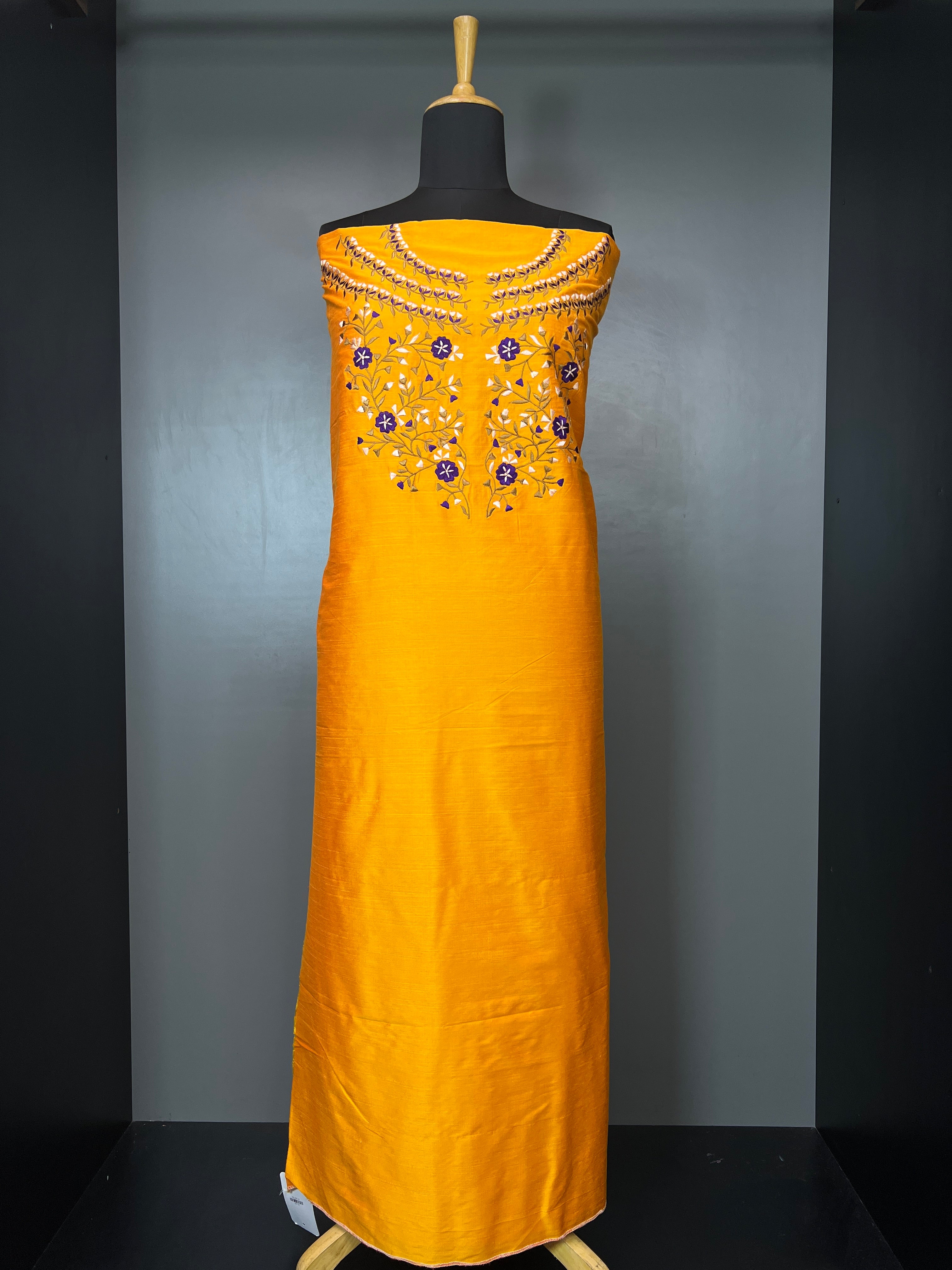 Embroidery Cotton Silk  Kurta Material | DN126