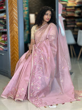 Machine Embroidery Supernet Kota Saree | SHC105