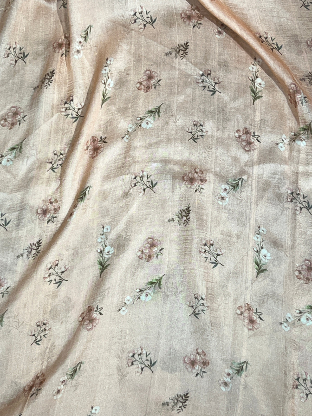 Floral Pattern Tussar Saree | SBS1438