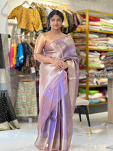 Zari Woven Double Shaded Tissue Organza Saree | KSS103