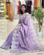 Pitta Work Detailed Semi Silk Saree | SUN168