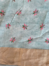 Floral Digital Printed Muga Tussar Saree | MR178
