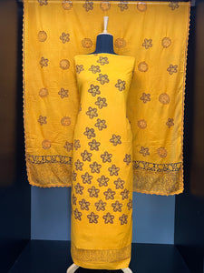 Floral Block Printed Cotton Salwar Set | SF1288