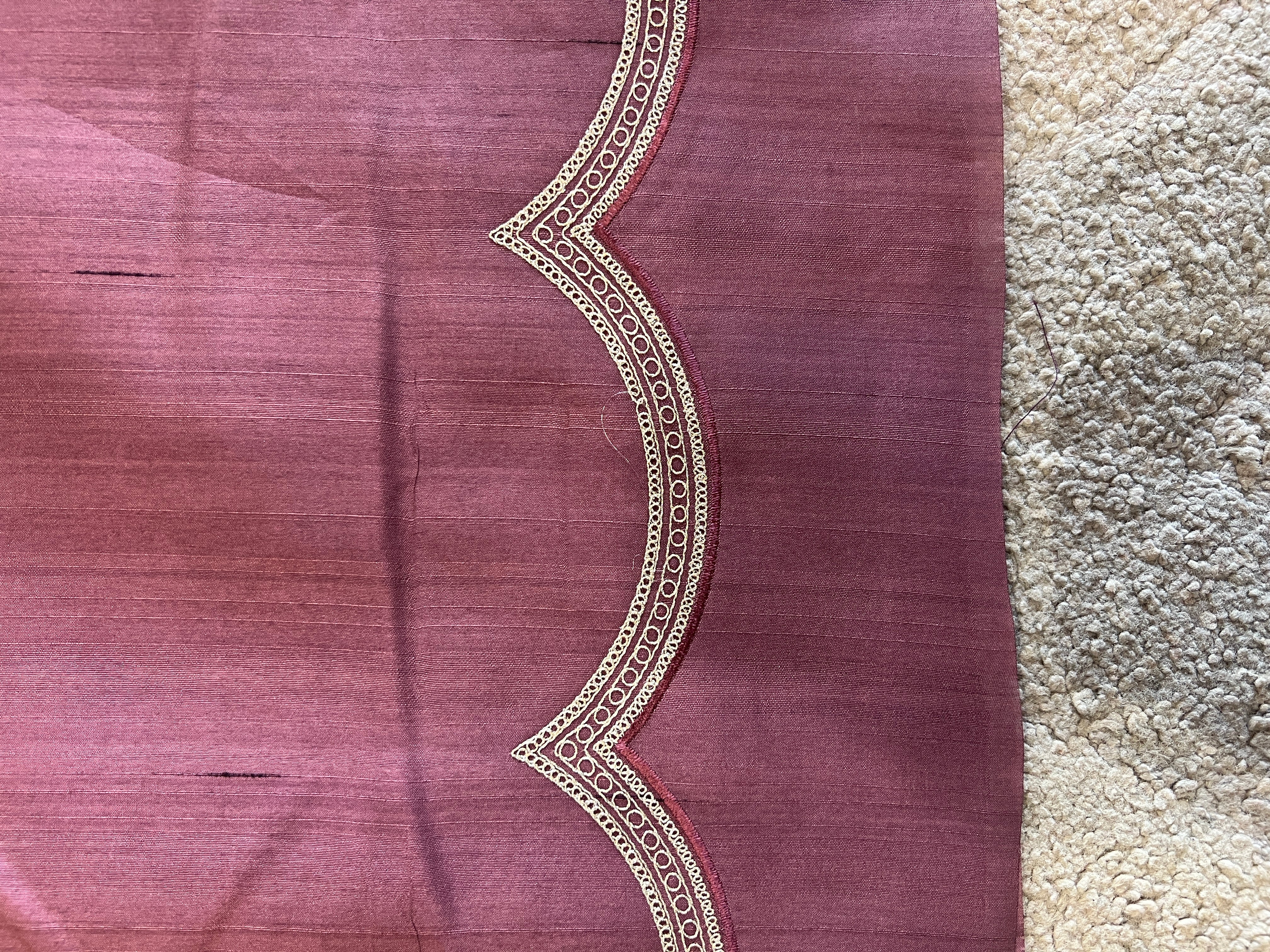 Pitta Work Detailed Semi Silk Saree | SUN166