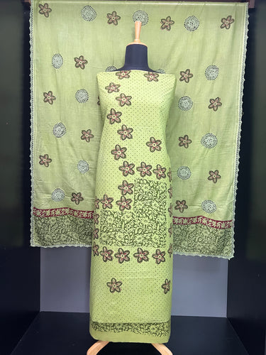 Floral Block Printed Cotton Salwar Set | SF1285