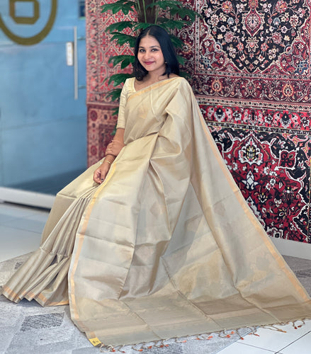 Zari Weaved Traditional Patterned Soft Silk Saree | KG105
