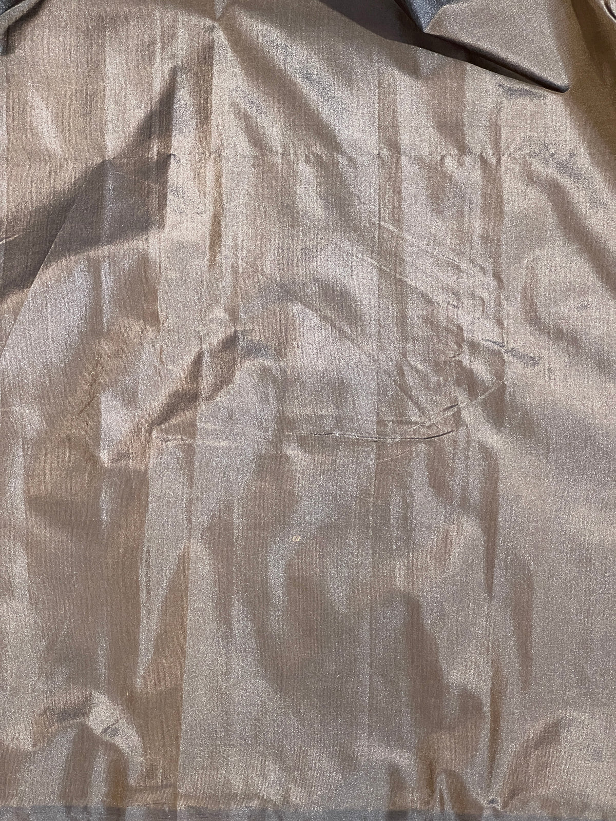 Leaf Pattern Semi Silk Saree | AHD1928